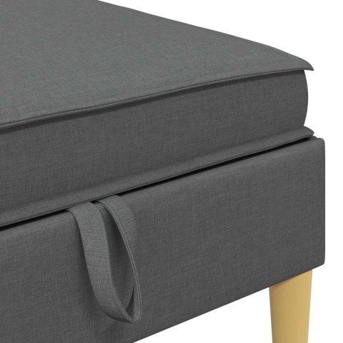 MODULARNY ZESTAW SOFY Z PRZECHOWALNIĄ 5 SZT. CIEMNOSZARY
