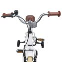 VidaXL Rower Dziecięcy 12 Cali dla dzieci w wieku 2-4 lata Biały