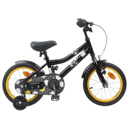 VidaXL Rower Dziecięcy 12 Cali dla dzieci w wieku 2-4 lata Czarny
