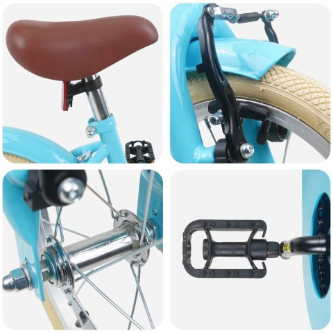 VidaXL Rower Dziecięcy 12 Cali dla dzieci w wieku 2-4 lata