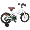 VidaXL Rower Dziecięcy 14 Cali dla dzieci w wieku 3-5 lat Biały