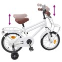 VidaXL Rower Dziecięcy 16 Cali dla dzieci w wieku 4-6 lat Biały