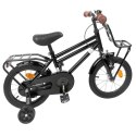 VidaXL Rower Dziecięcy 16 Cali dla dzieci w wieku 4-6 lat Czarny