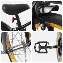 VidaXL Rower Dziecięcy 16 Cali dla dzieci w wieku 4-6 lat Czarny