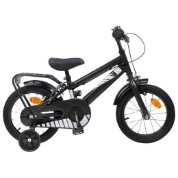 VidaXL Rower Dziecięcy 16 Cali dla dzieci w wieku 4-6 lat Czarny