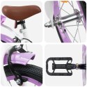 VidaXL Rower Dziecięcy 14 Cali dla dzieci w wieku 3-5 lat Fioletowy