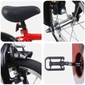 VidaXL Rower Dziecięcy 14 Cali dla dzieci w wieku 3-5 lat czerwony