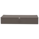 VidaXL Skrzynia do przechowywania 2 pcs Szary 100 x 50 x 18 cm