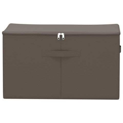 VidaXL Skrzynia do przechowywania 2 pcs Szary 55 x 35 x 32 cm Włóknina