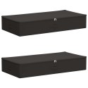 VidaXL Skrzynia do przechowywania 2 pcs antracytowy 100 x 50 x 18 cm