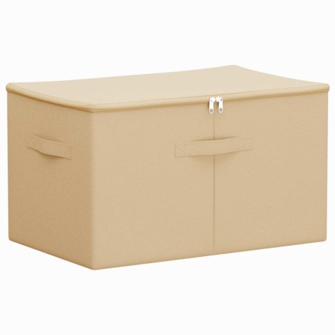 VidaXL Skrzynia do przechowywania 2 pcs kremowy 60 x 43 x 35 cm