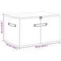 VidaXL Skrzynia do przechowywania 2 pcs kremowy 60 x 43 x 35 cm