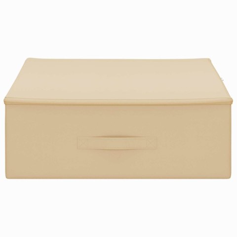VidaXL Skrzynia do przechowywania 2 pcs kremowy 90 x 48 x 15 cm