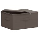 VidaXL Skrzynia do przechowywania 6 pcs Szary 43 x 34 x 23 cm Włóknina