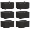 VidaXL Skrzynia do przechowywania 6 pcs antracytowy 43 x 34 x 23 cm