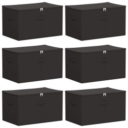VidaXL Skrzynia do przechowywania 6 pcs antracytowy 60 x 43 x 35 cm