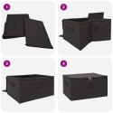 VidaXL Skrzynia do przechowywania 6 pcs antracytowy 60 x 43 x 35 cm
