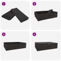 VidaXL Skrzynia do przechowywania 6 pcs antracytowy 70 x 40 x 18 cm