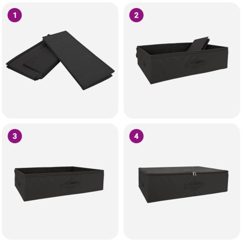 VidaXL Skrzynia do przechowywania 6 pcs antracytowy 70 x 40 x 18 cm