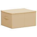 VidaXL Skrzynia do przechowywania 6 pcs kremowy 43 x 34 x 23 cm
