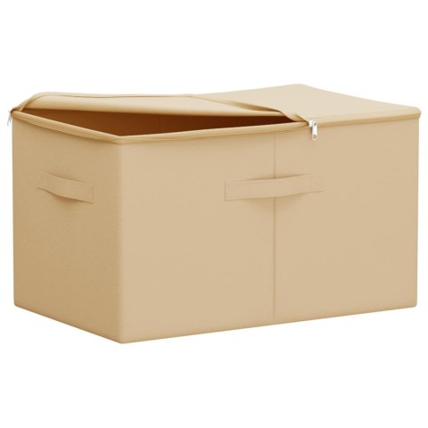 VidaXL Skrzynia do przechowywania 6 pcs kremowy 55 x 35 x 32 cm