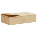 VidaXL Skrzynia do przechowywania 6 pcs kremowy 70 x 40 x 18 cm