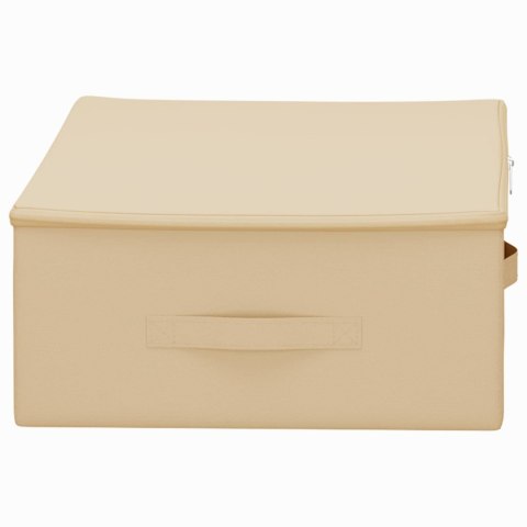 VidaXL Skrzynia do przechowywania 6 pcs kremowy 70 x 40 x 18 cm