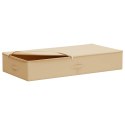 VidaXL Skrzynia do przechowywania 6 pcs kremowy 90 x 48 x 15 cm