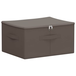 VidaXL Skrzynia do przechowywania Szary 43 x 34 x 23 cm Włóknina
