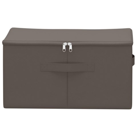 VidaXL Skrzynia do przechowywania Szary 43 x 34 x 23 cm Włóknina