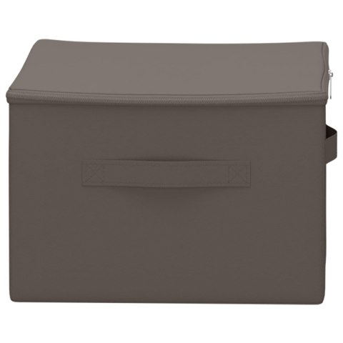 VidaXL Skrzynia do przechowywania Szary 43 x 34 x 23 cm Włóknina