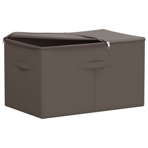 VidaXL Skrzynia do przechowywania Szary 55 x 35 x 32 cm Włóknina