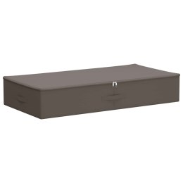VidaXL Skrzynia do przechowywania Szary 90 x 48 x 15 cm Włóknina