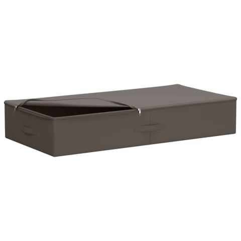 VidaXL Skrzynia do przechowywania Szary 90 x 48 x 15 cm Włóknina