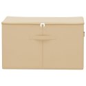 VidaXL Skrzynia do przechowywania kremowy 55 x 35 x 32 cm Włóknina