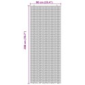 VidaXL Firanka na drzwi przeciw owadom wielokolorowy 90 x 200 cm