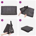 VidaXL Pojemnik na przechowywanie z przezroczystym oknem na górze 2 pcs