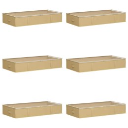 VidaXL Pojemnik na przechowywanie z przezroczystym oknem na górze 6 pcs
