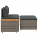 VidaXL Zestaw sof na zewnątrz 4-Liczba miejsc 4 pcs 55 x 30 x 39 cm