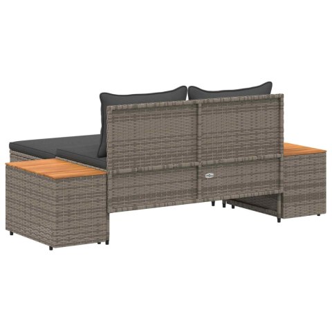 VidaXL Zestaw sof na zewnątrz 4-Liczba miejsc 4 pcs 55 x 30 x 39 cm