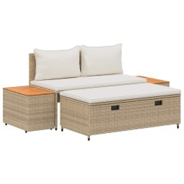 VidaXL Zestaw sof na zewnątrz 4-Liczba miejsc 4 pcs 55 x 30 x 39 cm