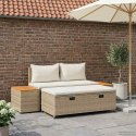 VidaXL Zestaw sof na zewnątrz 4-Liczba miejsc 4 pcs 55 x 30 x 39 cm