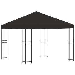 VidaXL Altana 3 x 3 m antracytowy Poliester i Stal 190 gsm