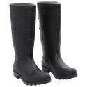 VidaXL Kalosze, czarne, rozmiar 41, PVC