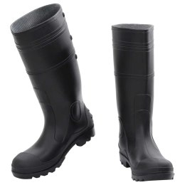 VidaXL Kalosze, czarne, rozmiar 41, PVC