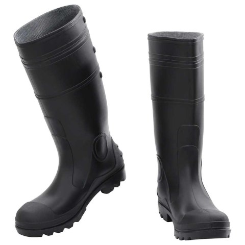 VidaXL Kalosze, czarne, rozmiar 41, PVC