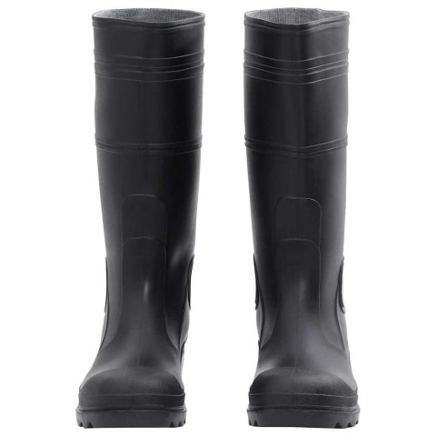 VidaXL Kalosze, czarne, rozmiar 41, PVC