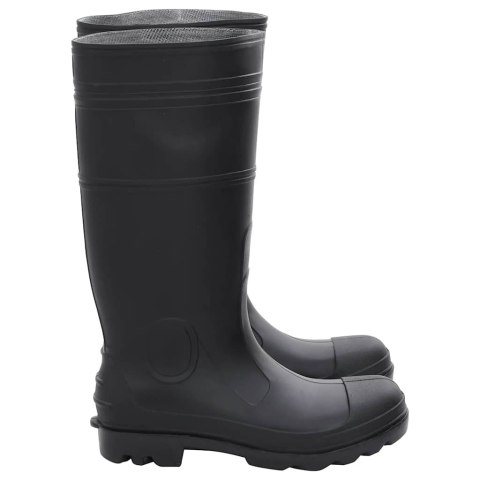 VidaXL Kalosze, czarne, rozmiar 41, PVC