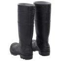 VidaXL Kalosze, czarne, rozmiar 41, PVC