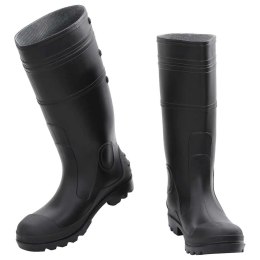 VidaXL Kalosze, czarne, rozmiar 43, PVC